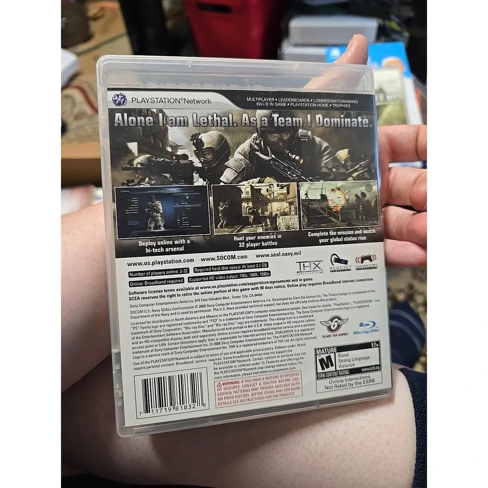 Socom: Confrontation - Sony PlayStation 3 Used Great Condition
